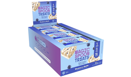BLUEBERRY MUFFIN - 12 Cereal Treats (1 Box)