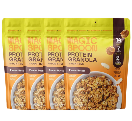 Peanut Butter - 4 Bags of Granola